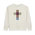 Girls Patchwork Cross Sweatshirt