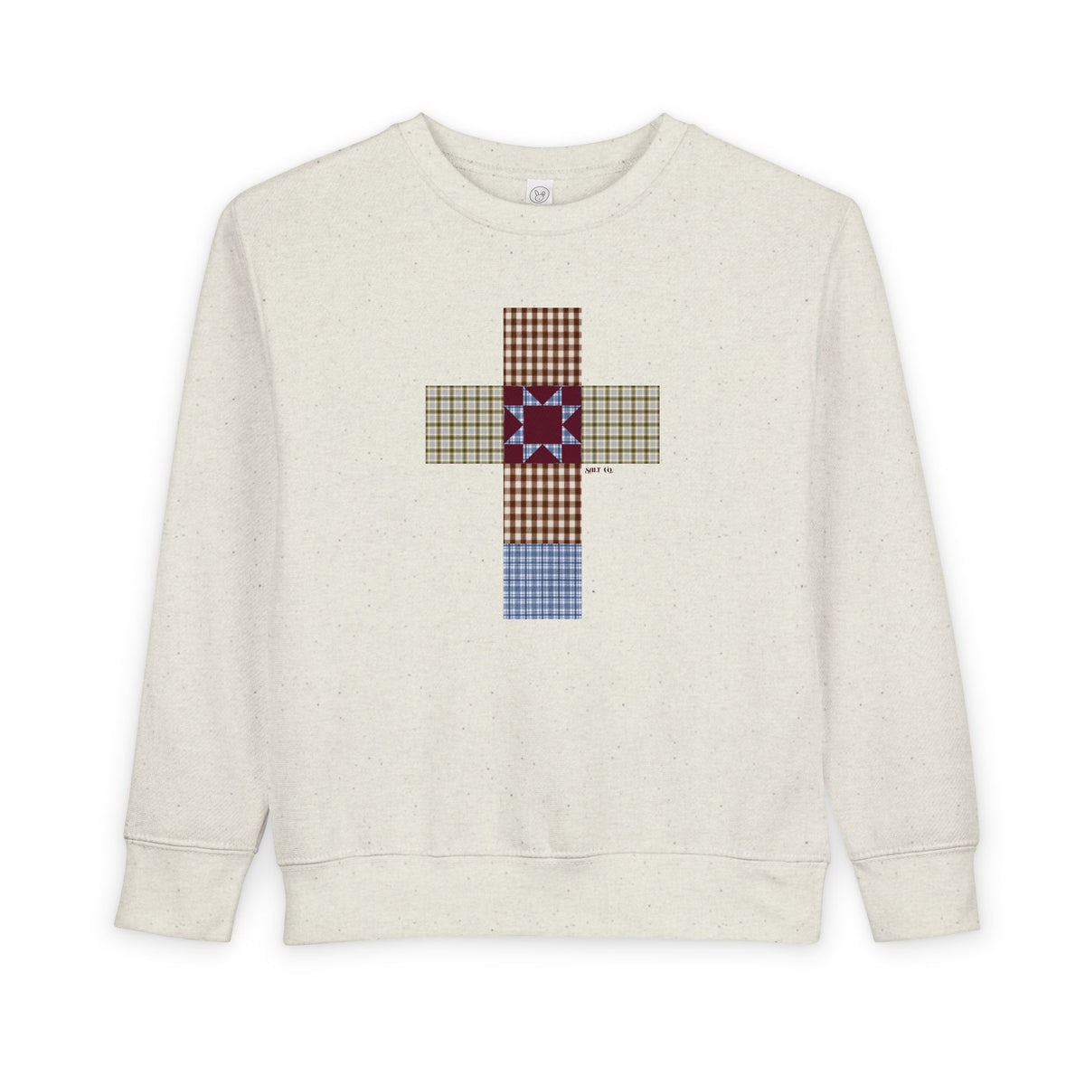 Girls Patchwork Cross Sweatshirt