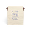 Canvas Lunch Bag — Fish & Loaves Print with Strap