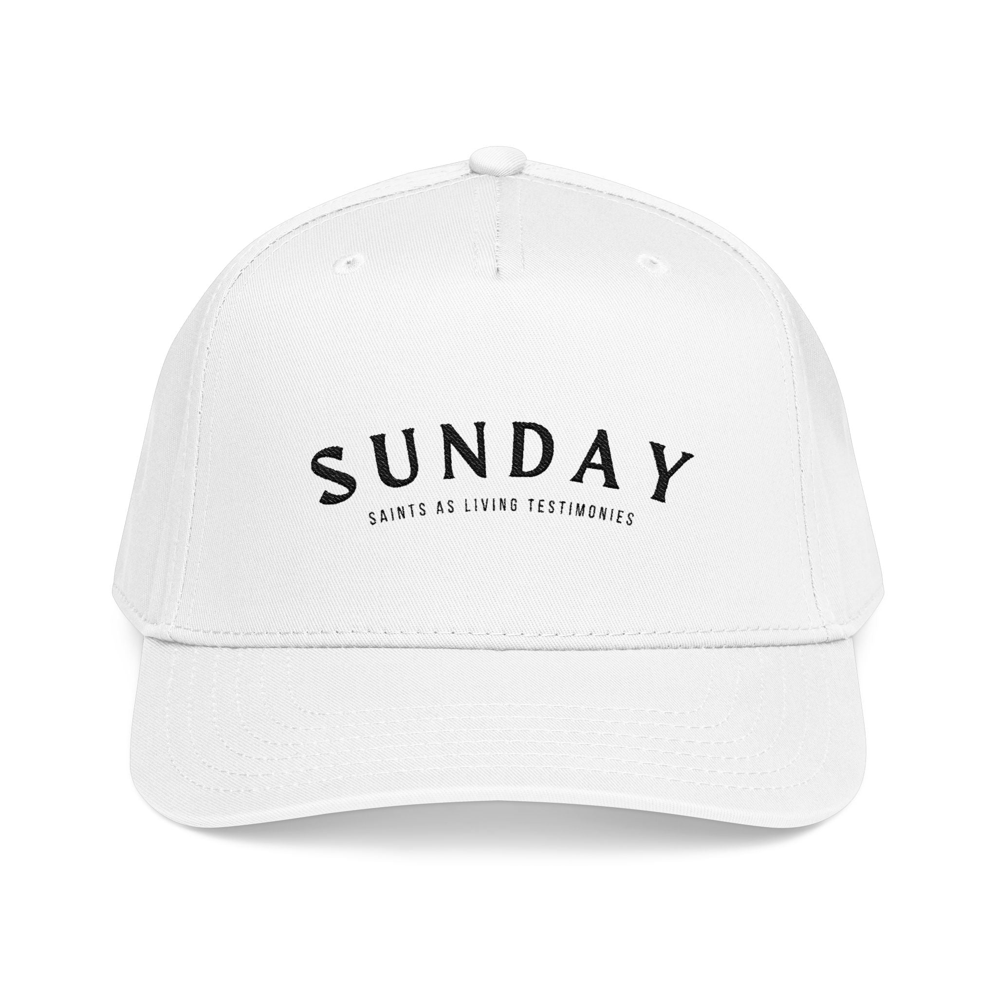 Sunday Embroidered Baseball Cap - Casual Weekend Hat