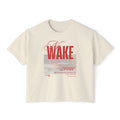 Wake Zone Women's Boxy Tee — Vintage Surf Graphic T-Shirt