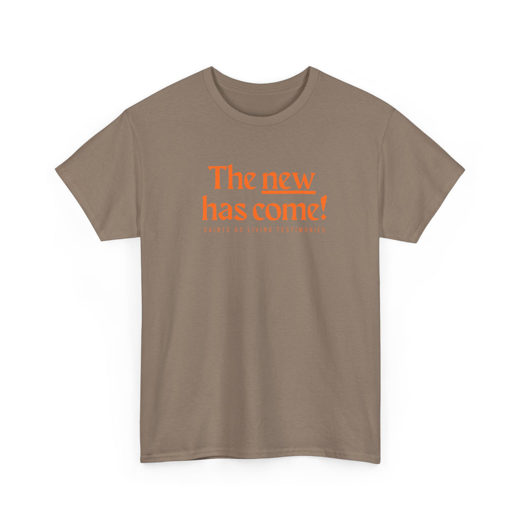 The New Has Come Tee — "The old has passed away" Inspirational Graphic T-Shirt
