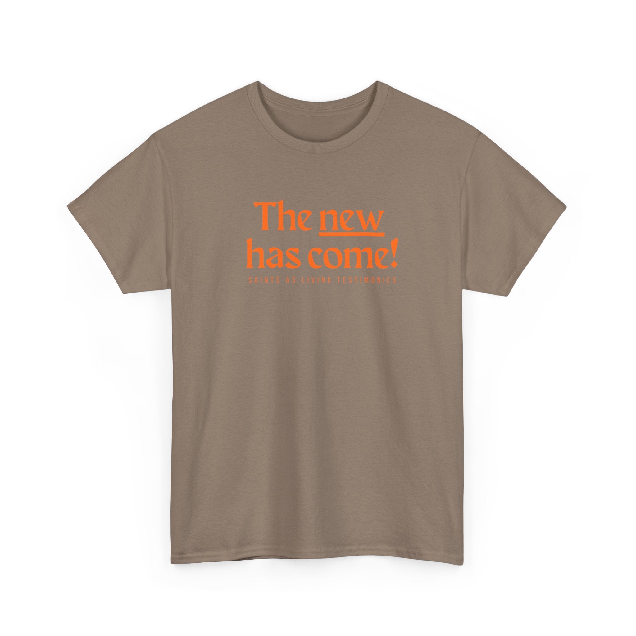 The New Has Come Tee — "The old has passed away" Inspirational Graphic T-Shirt