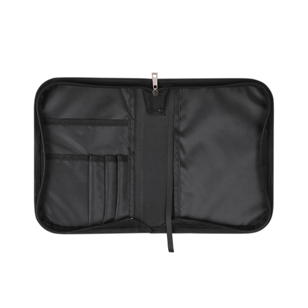 Patchwork Cross Bible Cover — "Saints as Living Testimonies" Zippered Bible Case
