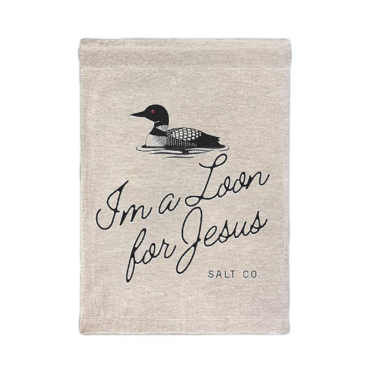 "I'm a Loon for Jesus" Woven Wall Tapestry