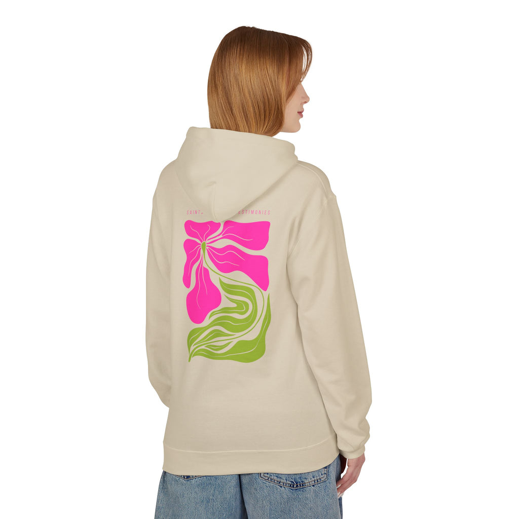 "Co-Creator aka mom" Floral Hoodie