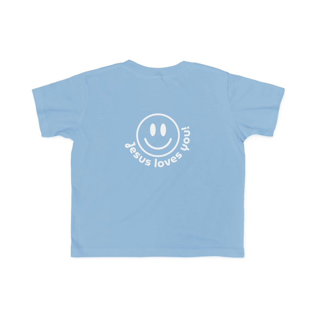 Toddler Tee — 'Salt Co.' Front & 'Jesus Loves You' Smiley Back