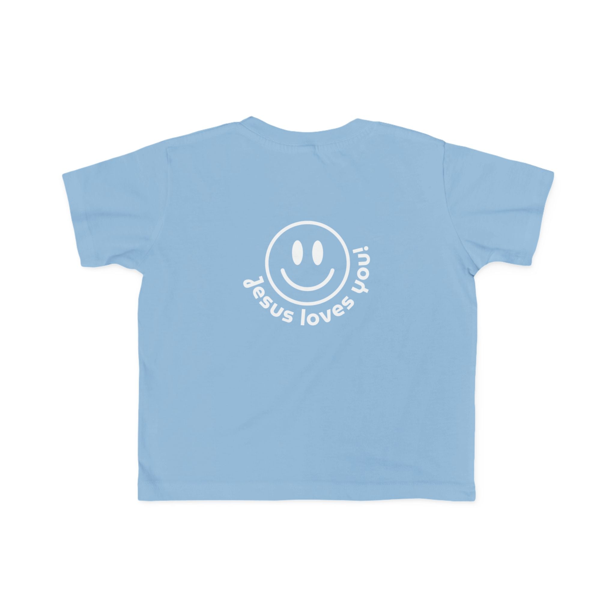Toddler Tee — 'Salt Co.' Front & 'Jesus Loves You' Smiley Back