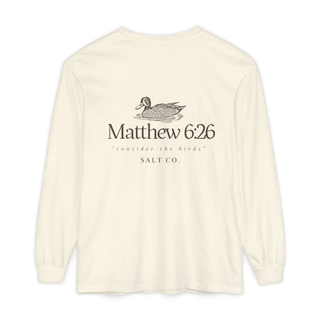 "Consider the birds" Long sleeve Tee