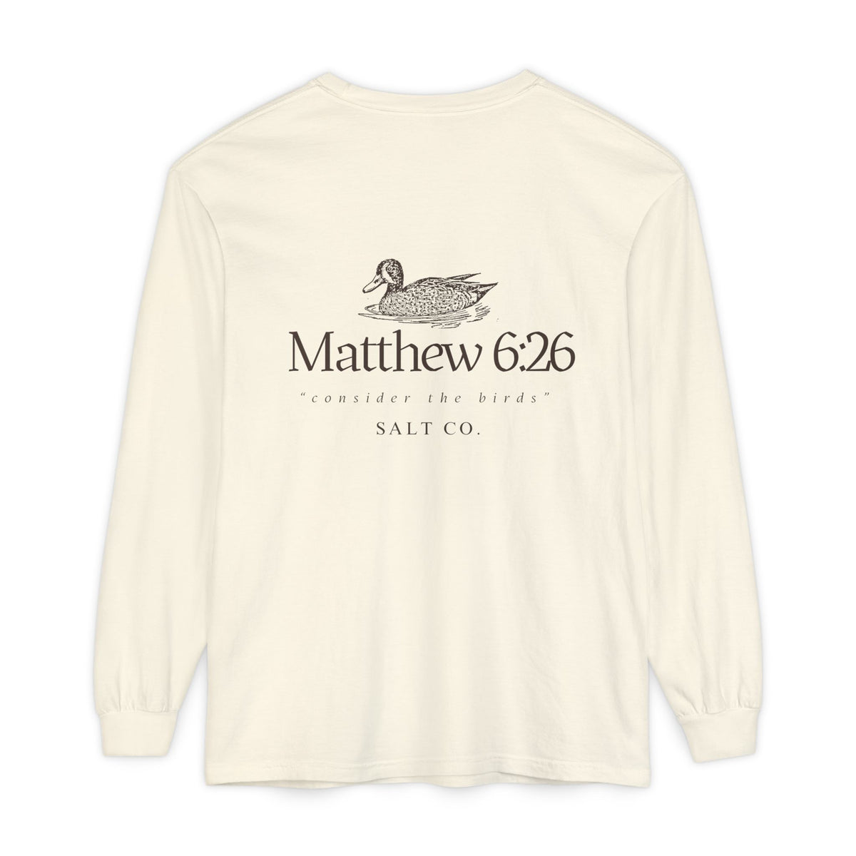 "Consider the birds" Long sleeve Tee