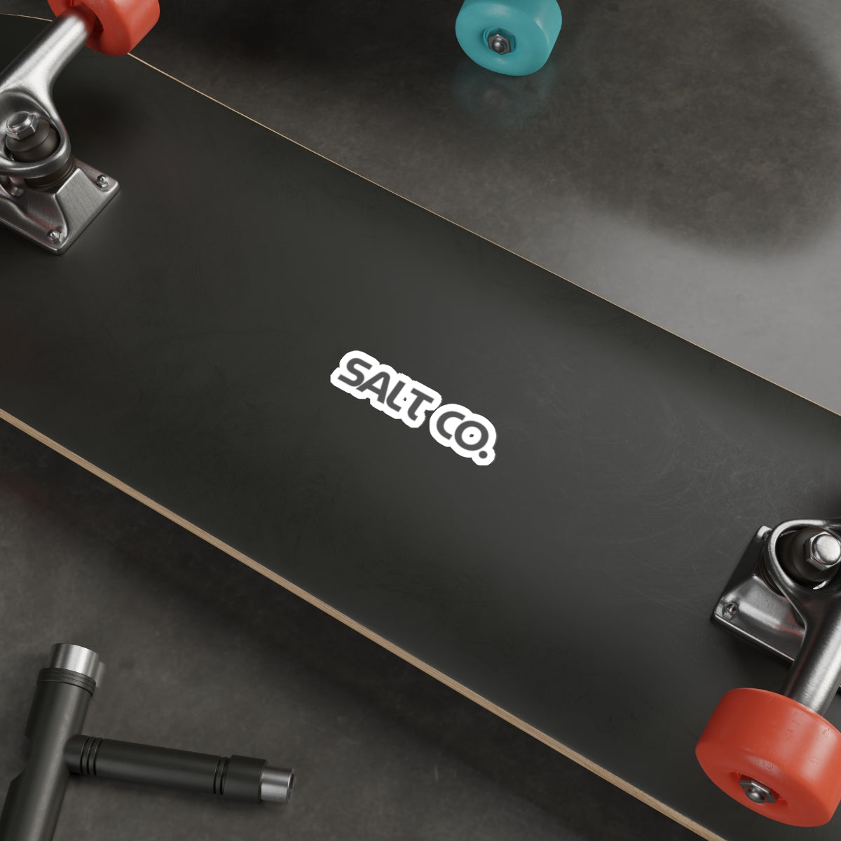 Salt Co. Die-Cut Sticker — Minimal Logo Decal for Laptops & Water Bottles