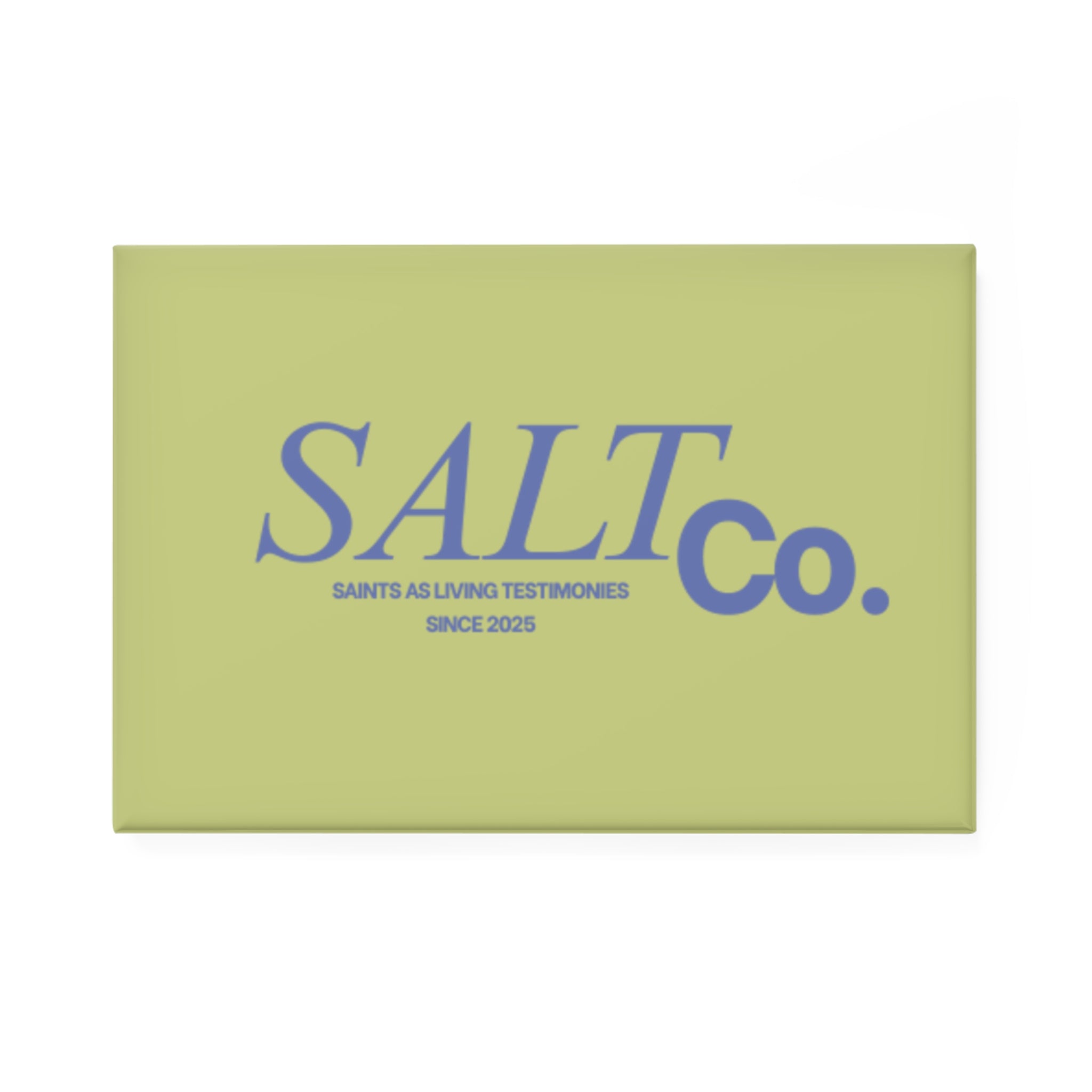 SALT Co. Rectangular Magnet — 'SAINTS AS LIVING TESTIMONIES' Decorative Refrigerator Magnet