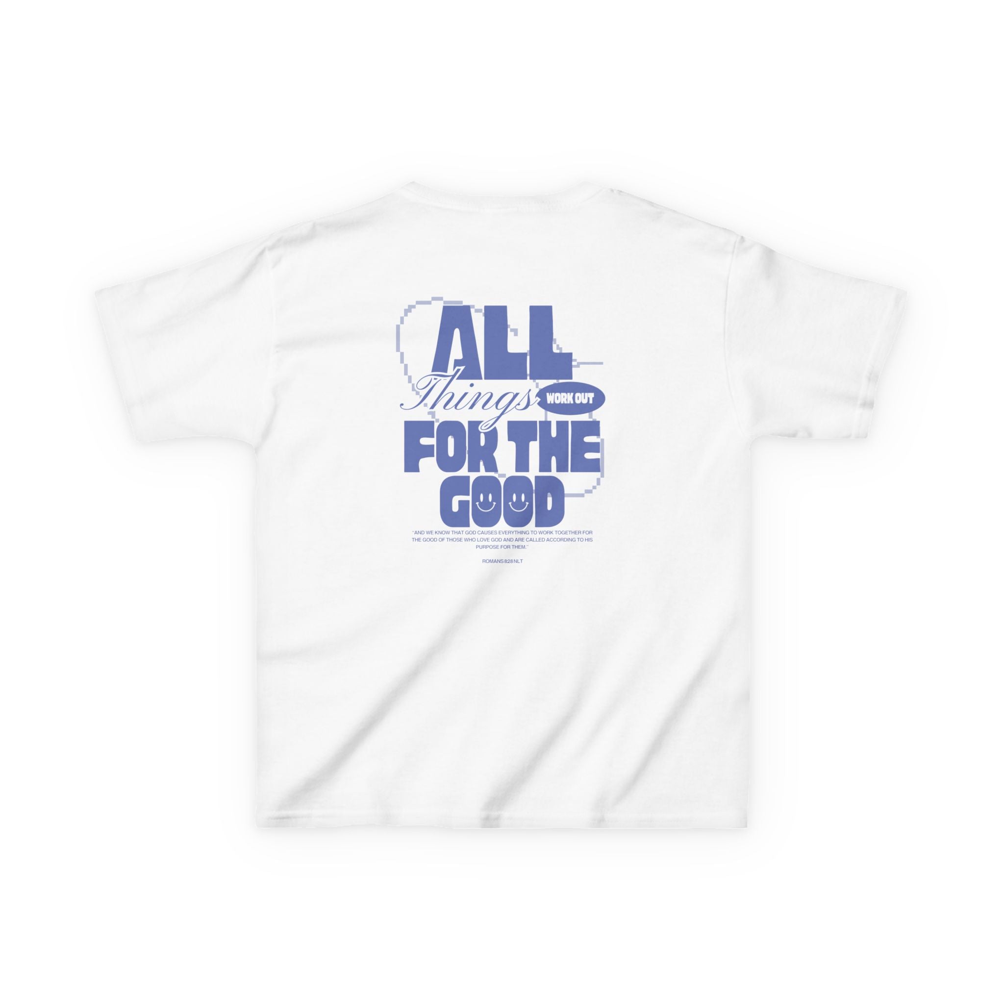 Kids T‑Shirt — "Salt Co." Front with “All Things Work For The Good” Back Graphic