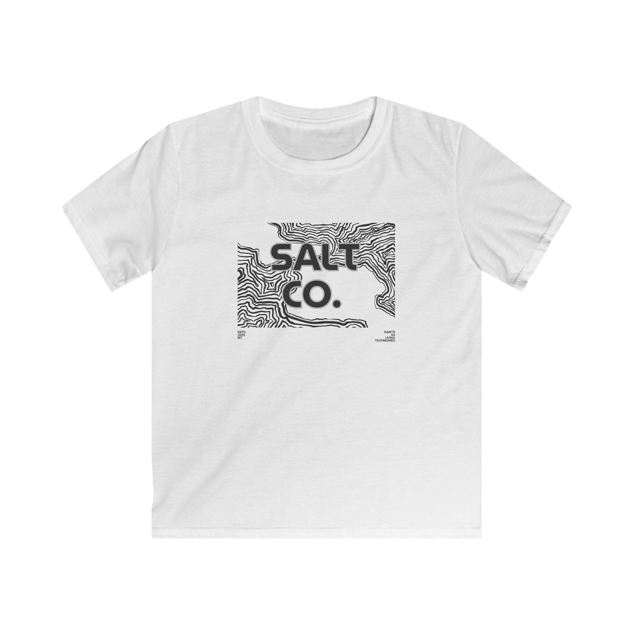 Salt Co. Kids Graphic Tee — Nautical Wave Logo T‑Shirt for Beach & Surf Fans