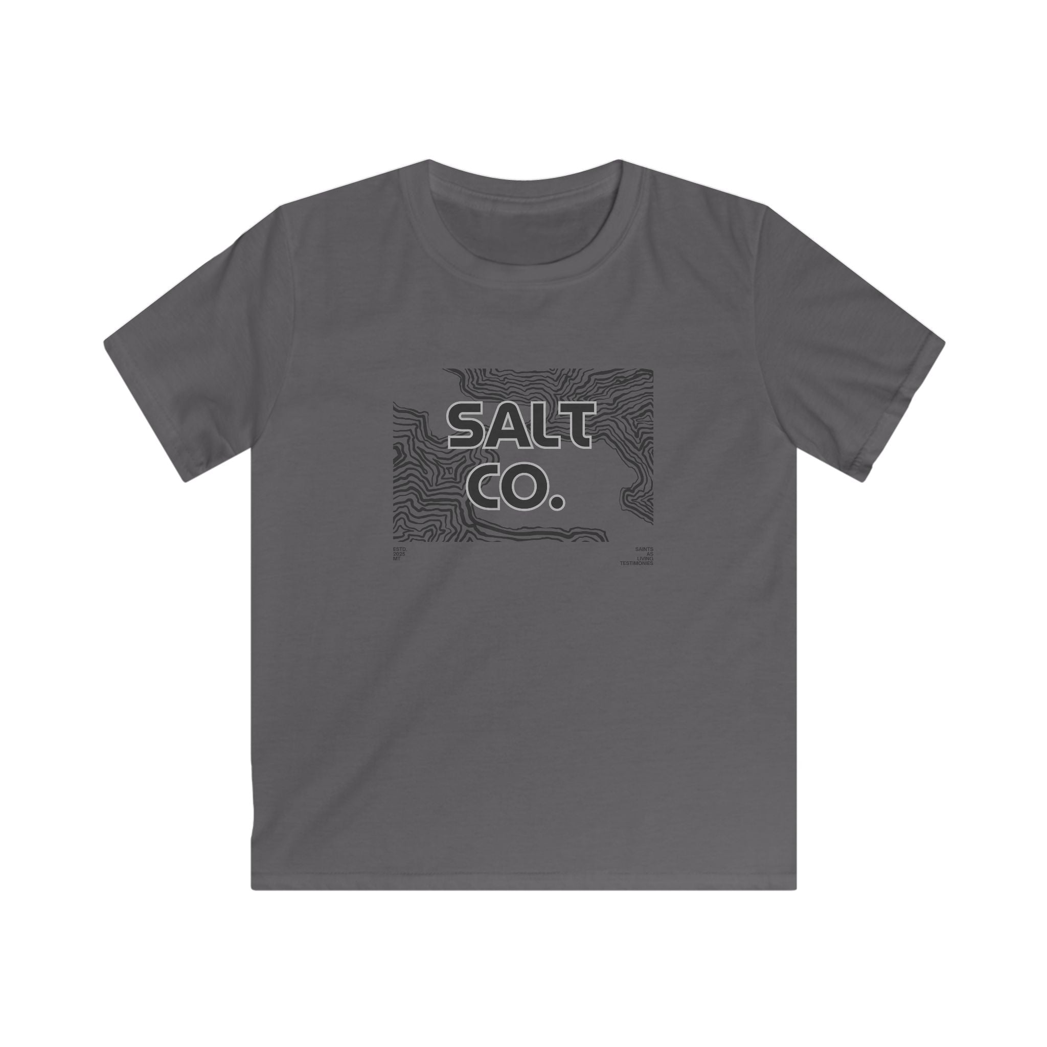 Salt Co. Kids Graphic Tee — Nautical Wave Logo T‑Shirt for Beach & Surf Fans