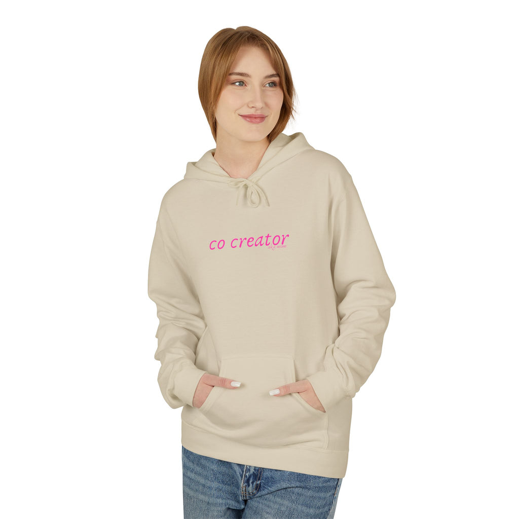 "Co-Creator aka mom" Floral Hoodie