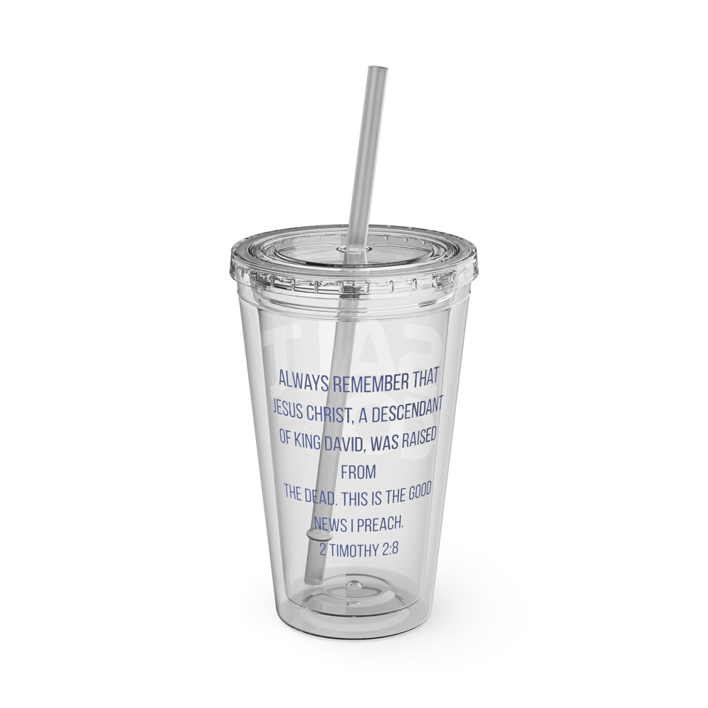 Sunsplash Tumbler with Straw, 16oz
