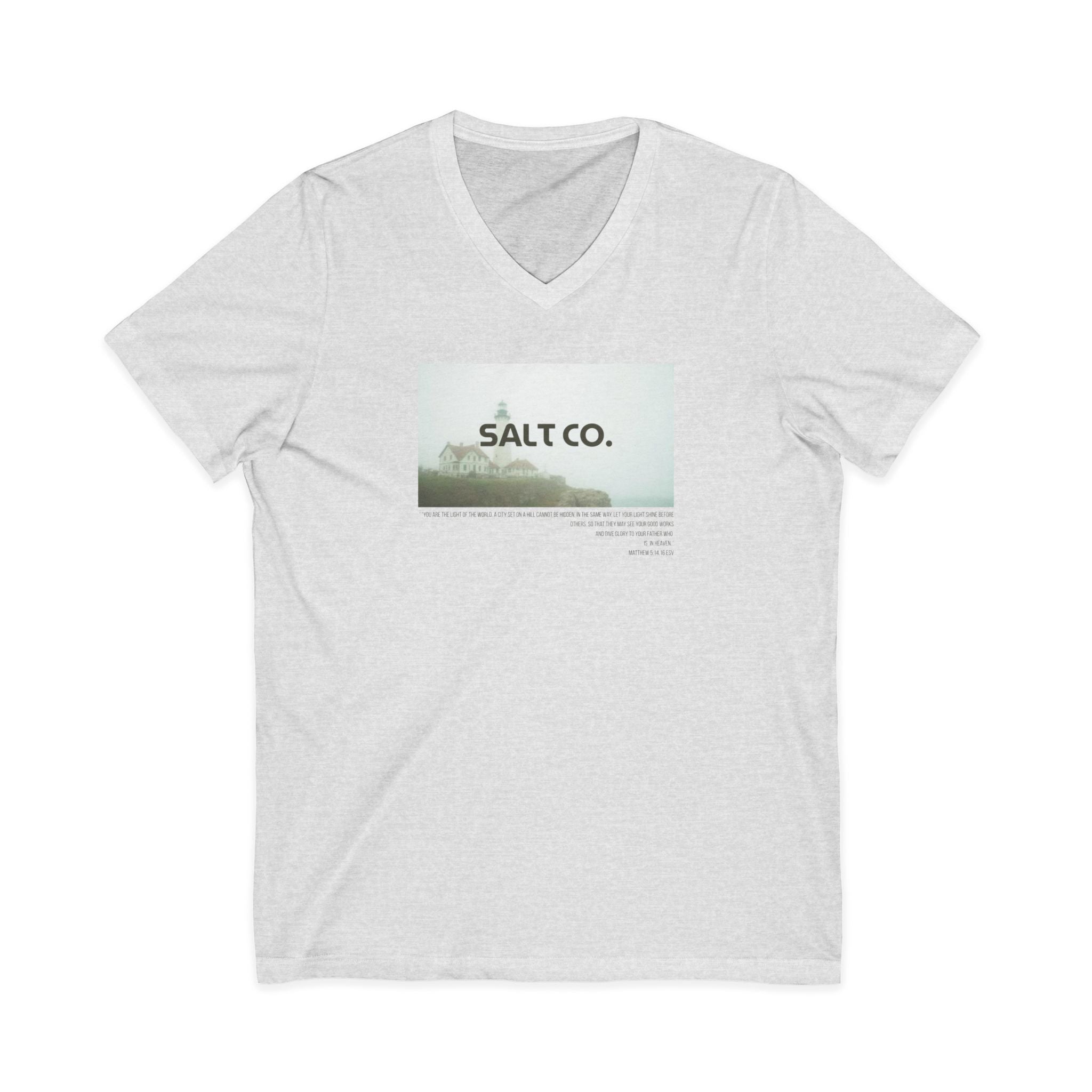 Salt Co. Lighthouse V-Neck Tee — Coastal Lifestyle Graphic Shirt