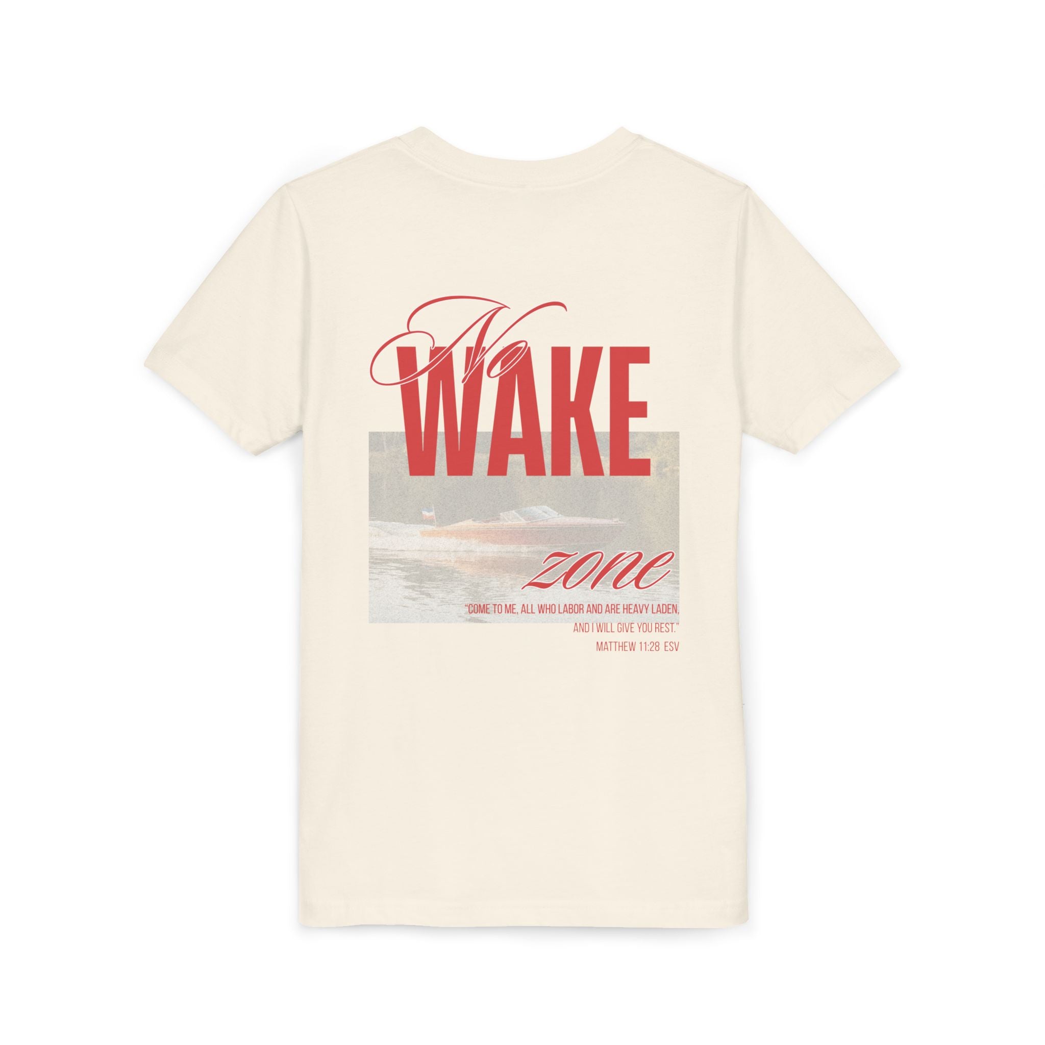 Youth Tee — 'Wake Zone' Beach Graphic Short Sleeve Shirt