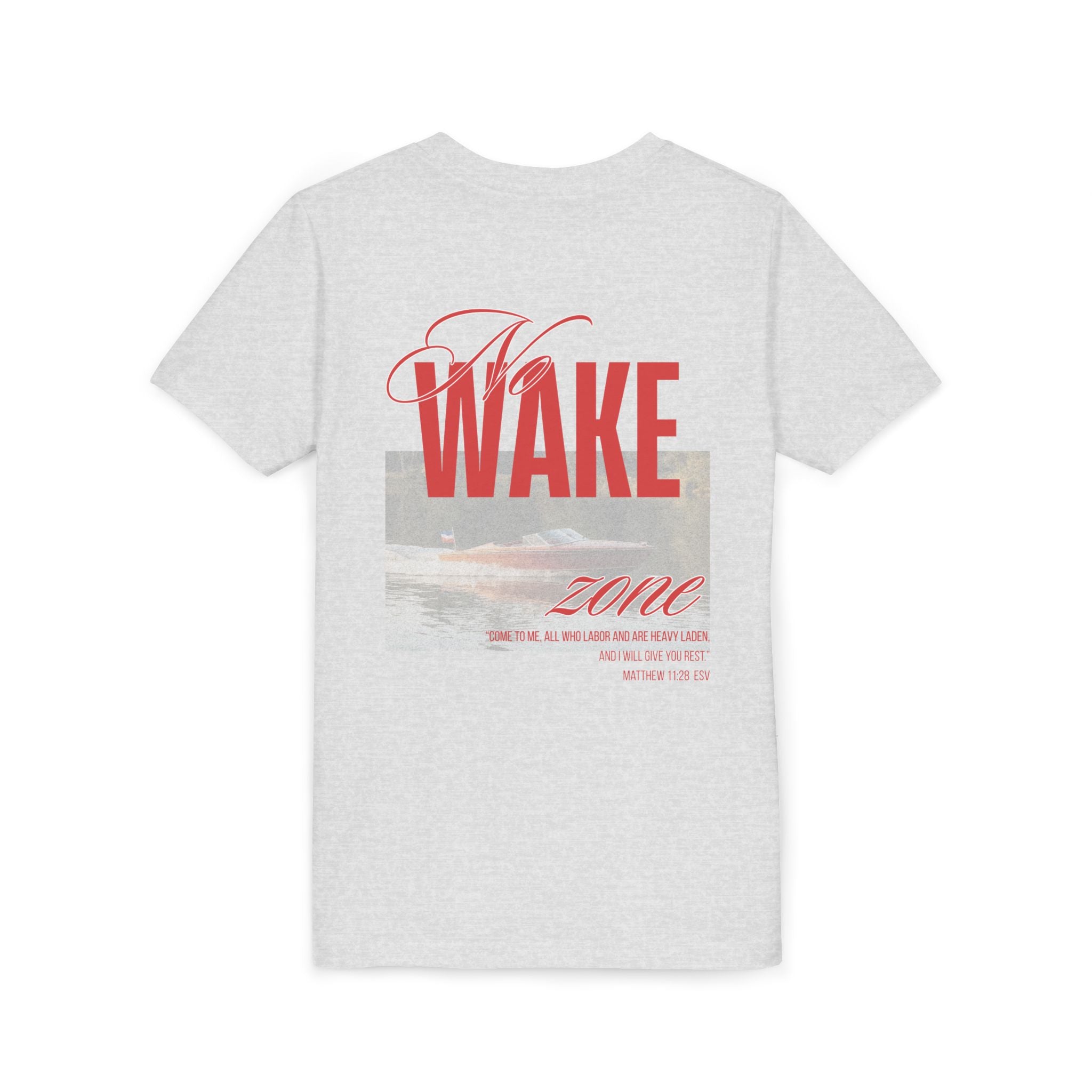 Youth Tee — 'Wake Zone' Beach Graphic Short Sleeve Shirt