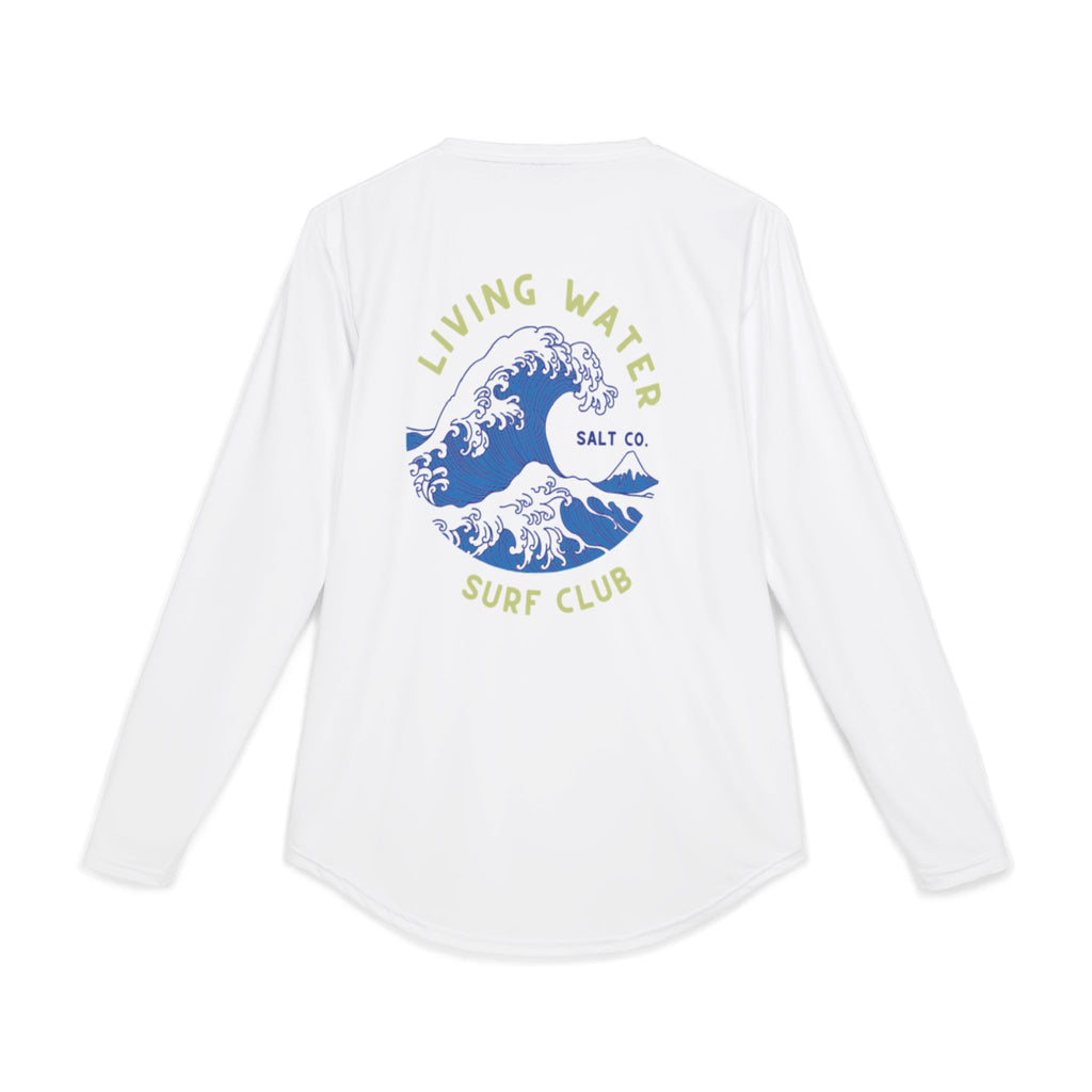 Surf Club UV Protection Long Sleeve Shirt — "Salt Co." Living Water Beach Tee