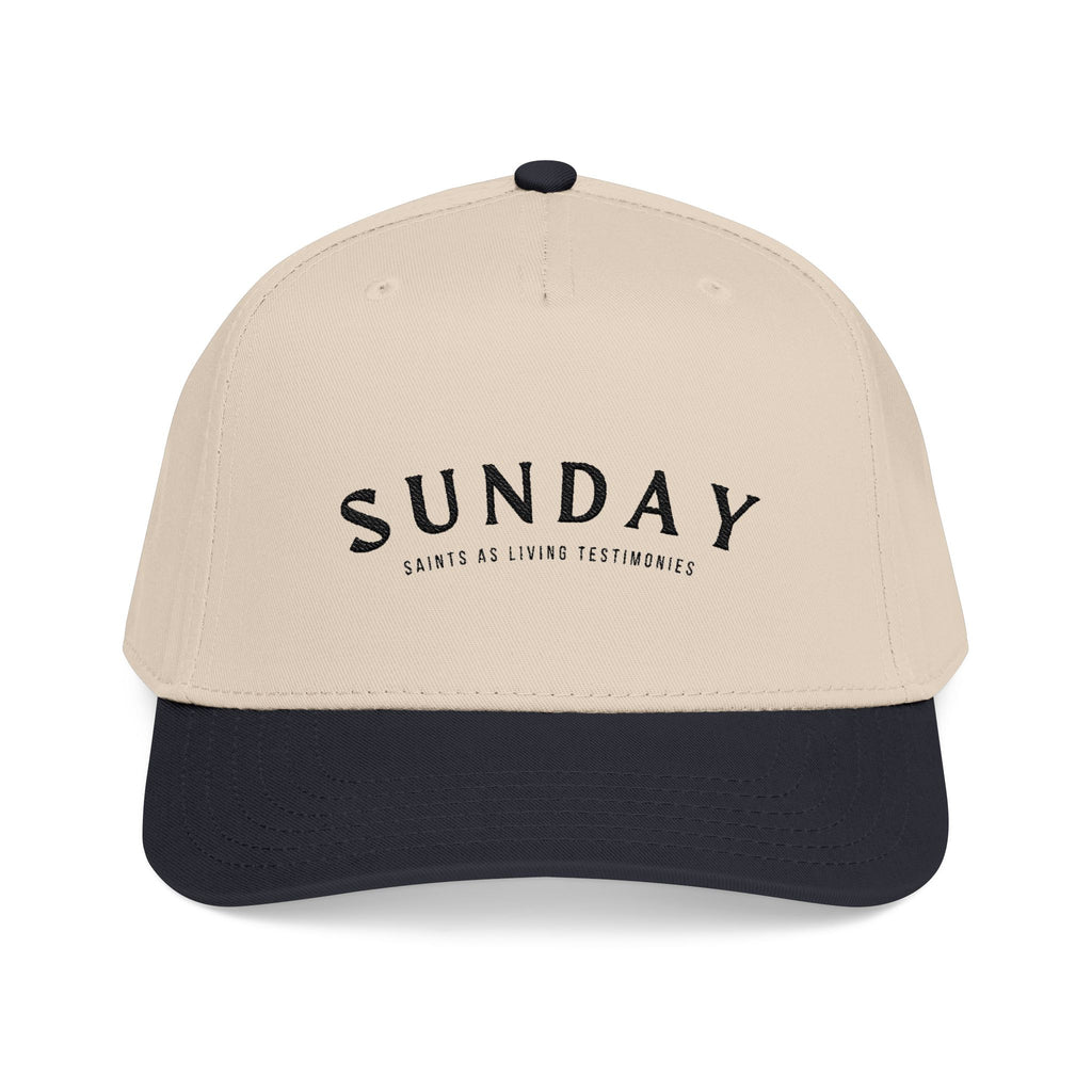 Sunday Embroidered Baseball Cap - Casual Weekend Hat