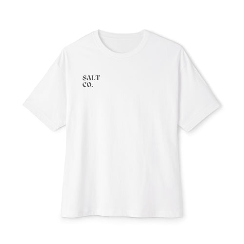 Boxy Tee — "In Montana as it is in Heaven" Minimalist Graphic