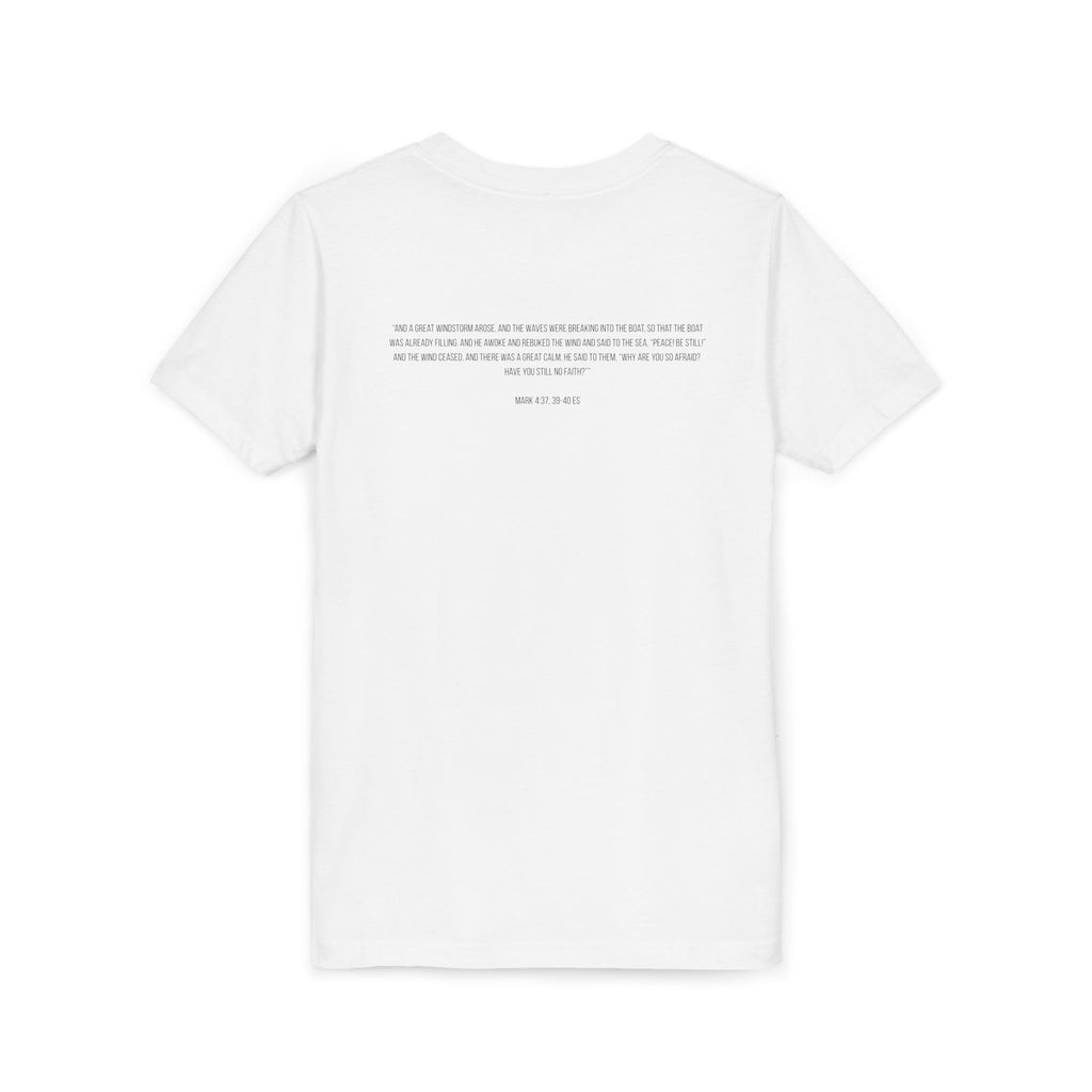 Youth Tee with Subtle Sailboat Design — Minimalist Inspirational Kids T-Shirt
