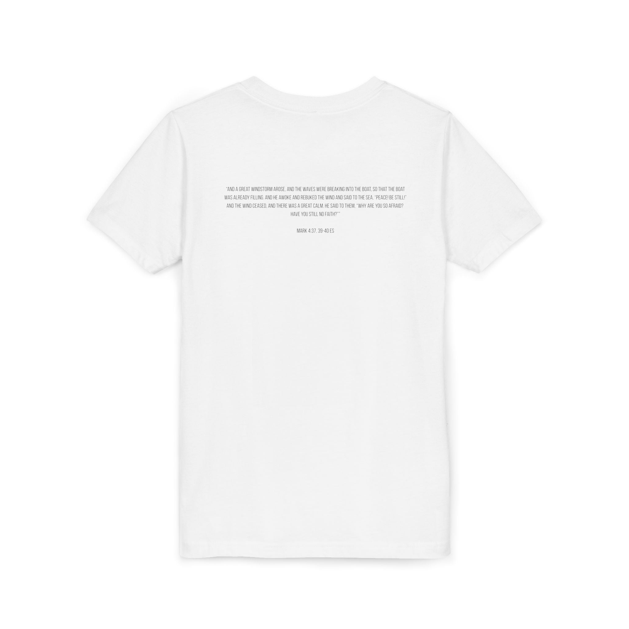 Youth Tee with Subtle Sailboat Design — Minimalist Inspirational Kids T-Shirt