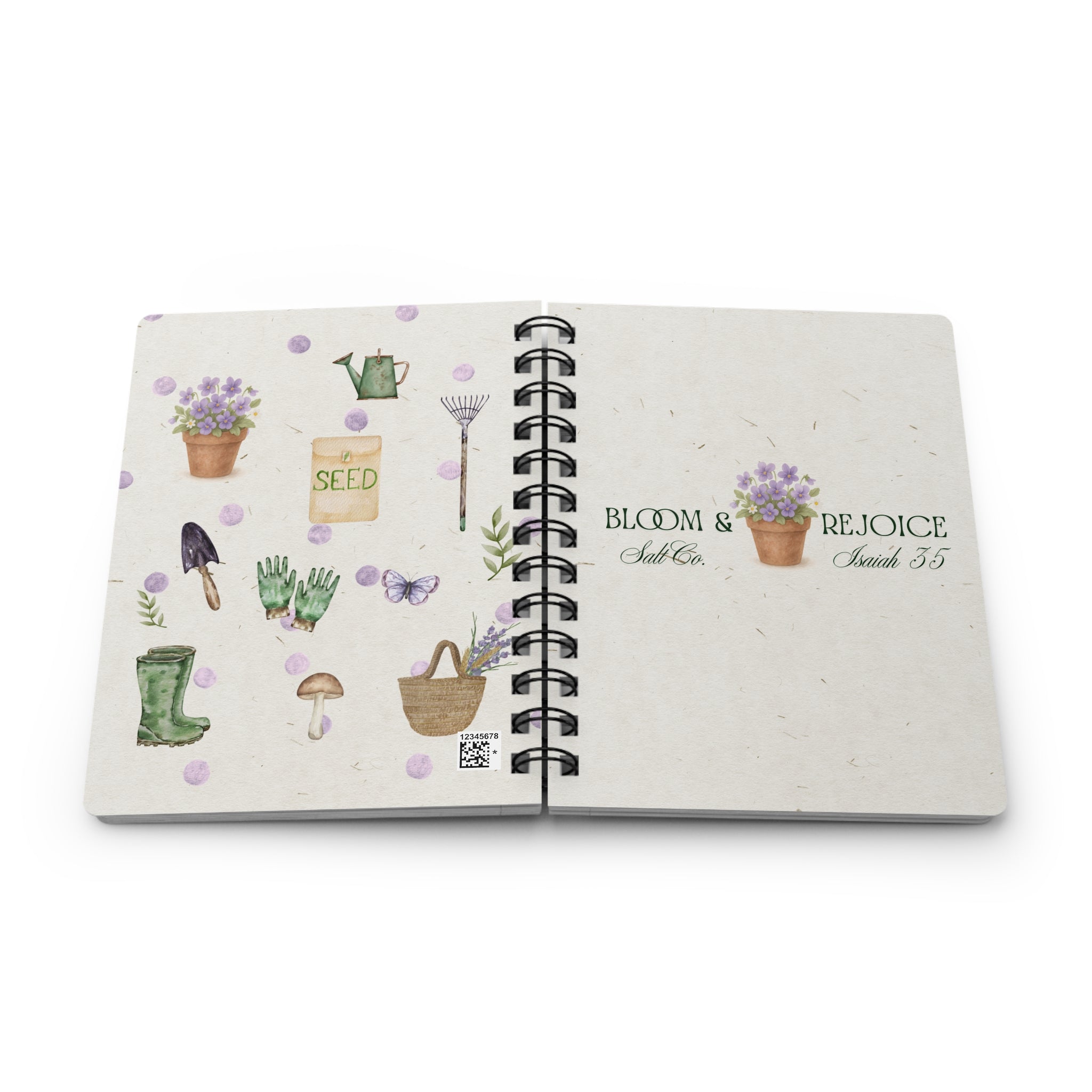 Spiral Journal — Bloom & Rejoice Gardening Notebook