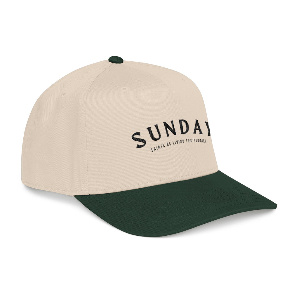 Sunday Embroidered Baseball Cap - Casual Weekend Hat