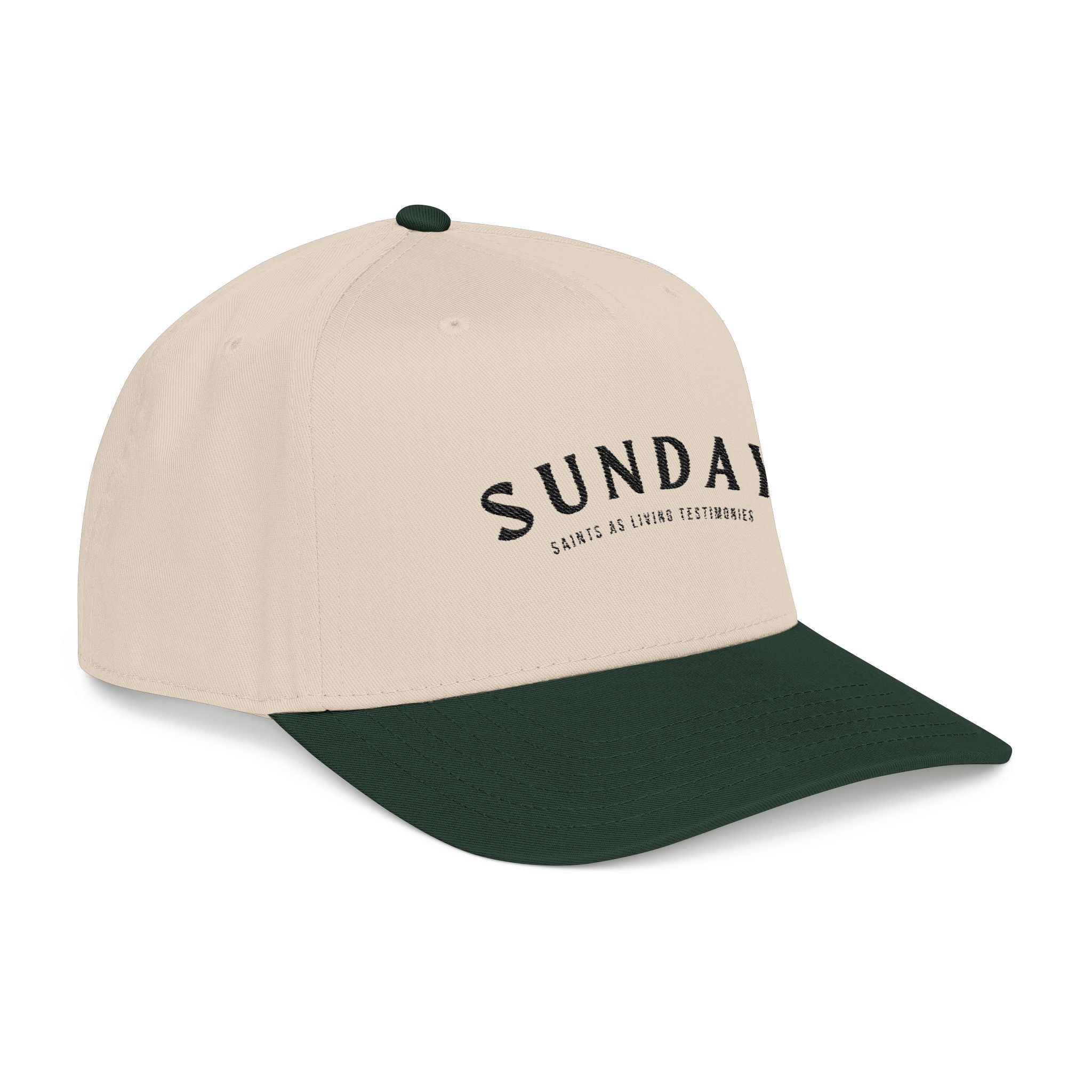 Sunday Embroidered Baseball Cap - Casual Weekend Hat