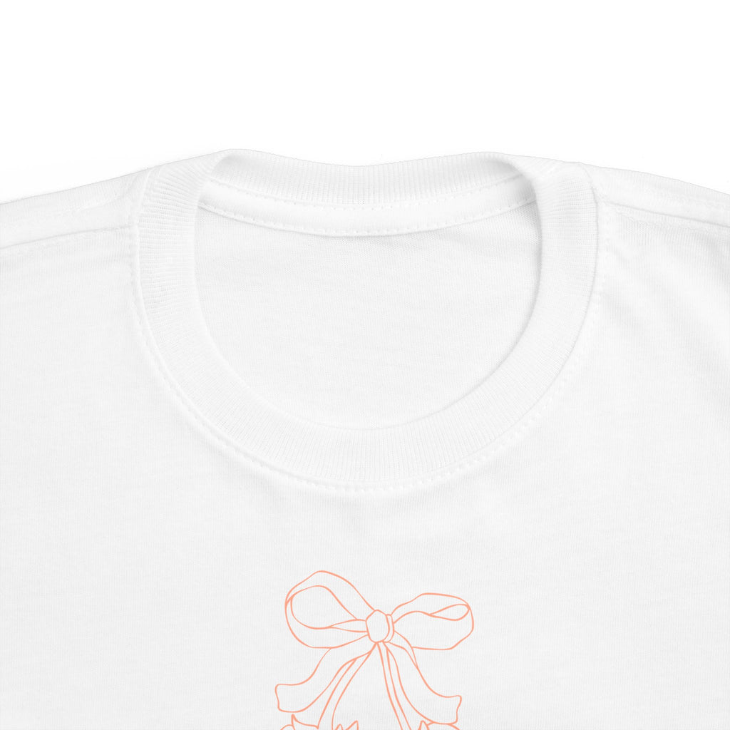 Toddler Girl Tee — "Jesus Loves Me This I Know"