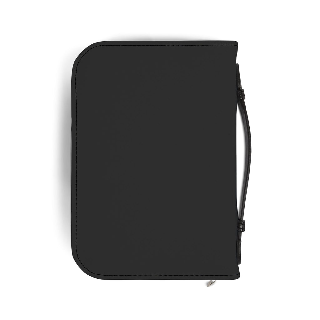 Bible Cover — "All Hail King Jesus" Zippered Bible Case, Christian Worship Gift