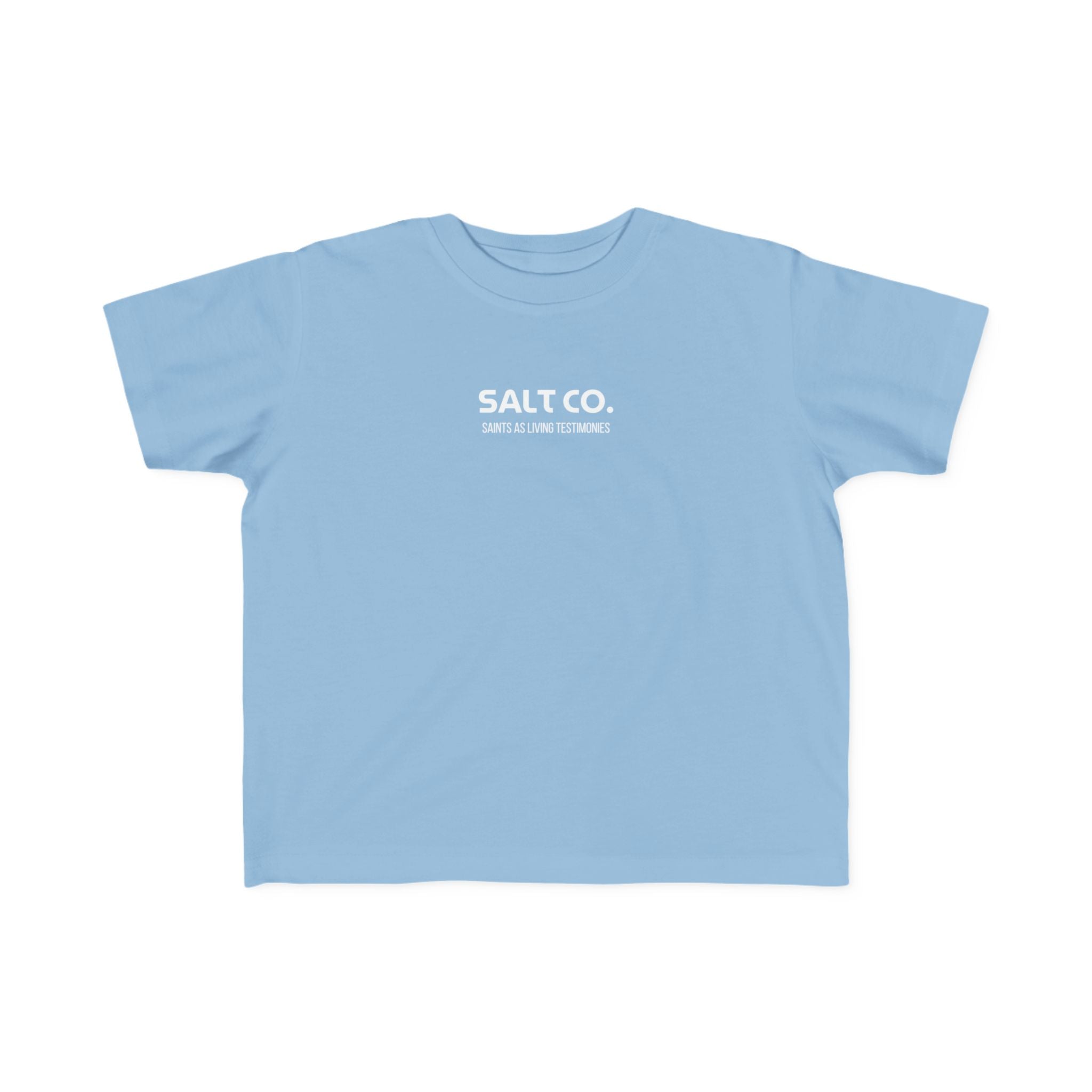 Toddler Tee — 'Salt Co.' Front & 'Jesus Loves You' Smiley Back