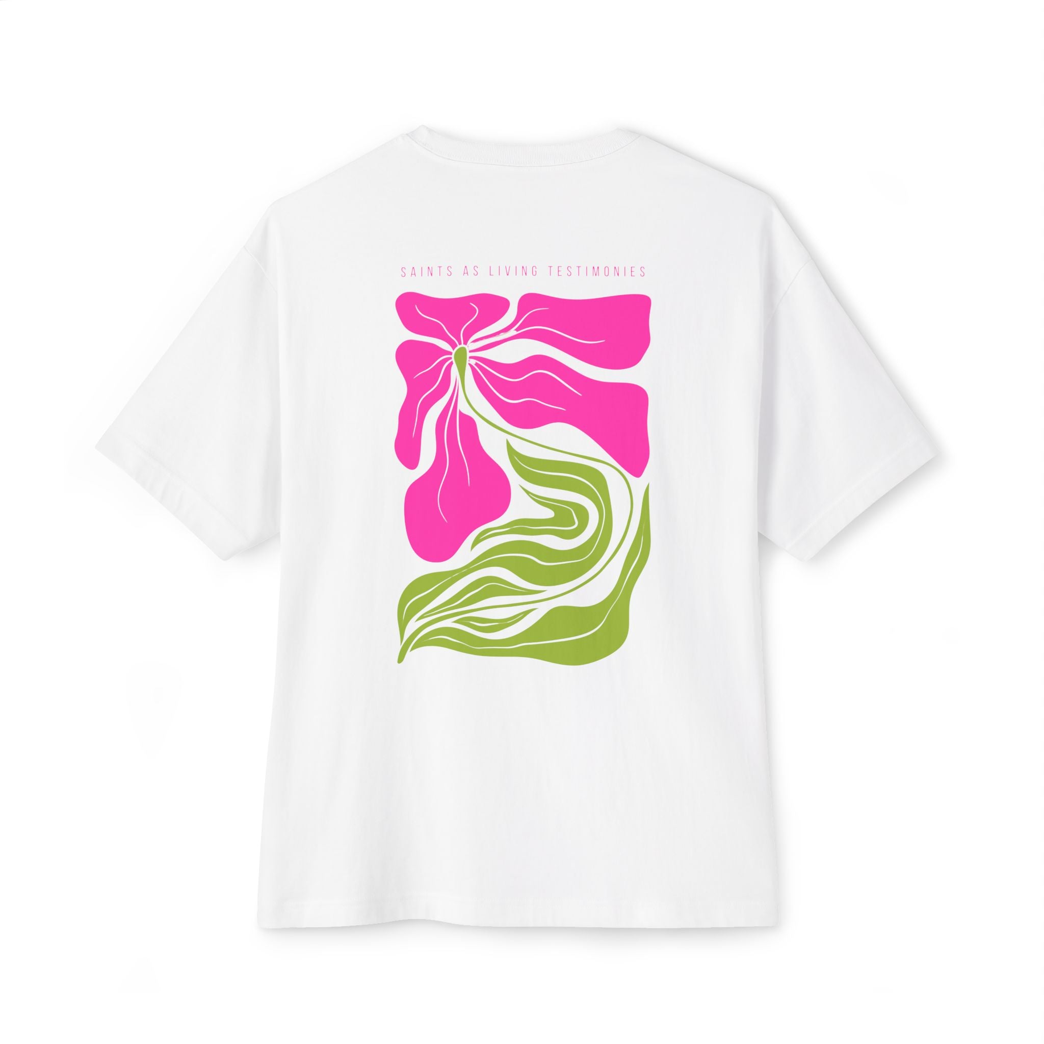 'Co Creator' Boxy Tee with secret message on inner label