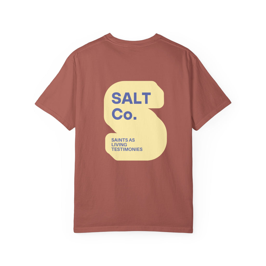 SALT Co. Graphic T-Shirt — 'Saints As Living Testimonies' Retro Logo Tee