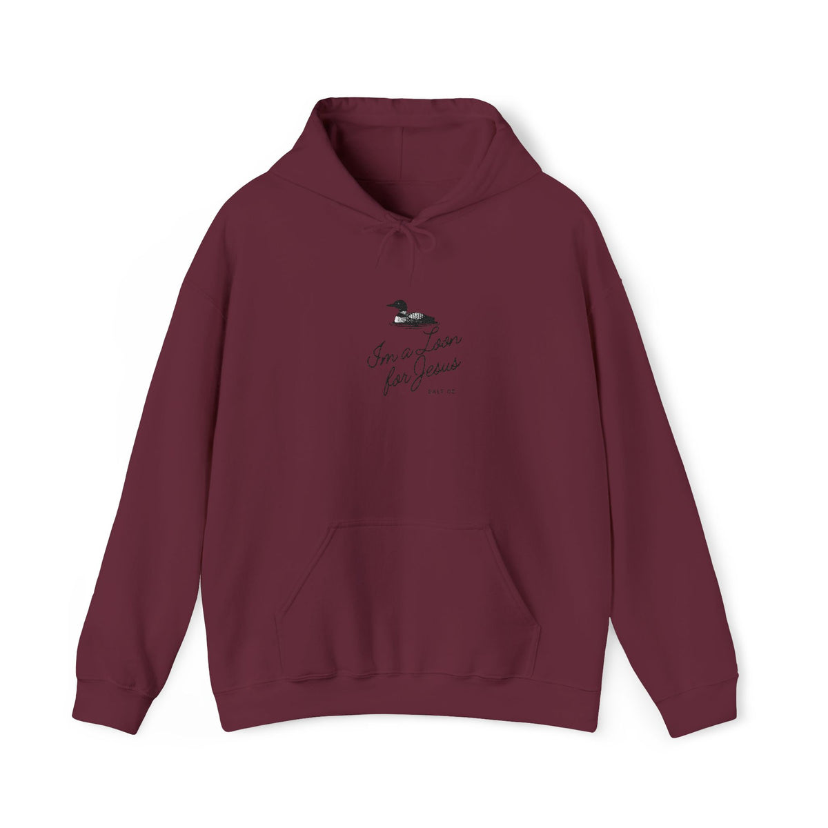 "I'm a Loon for Jesus" Embroidered Hoodie