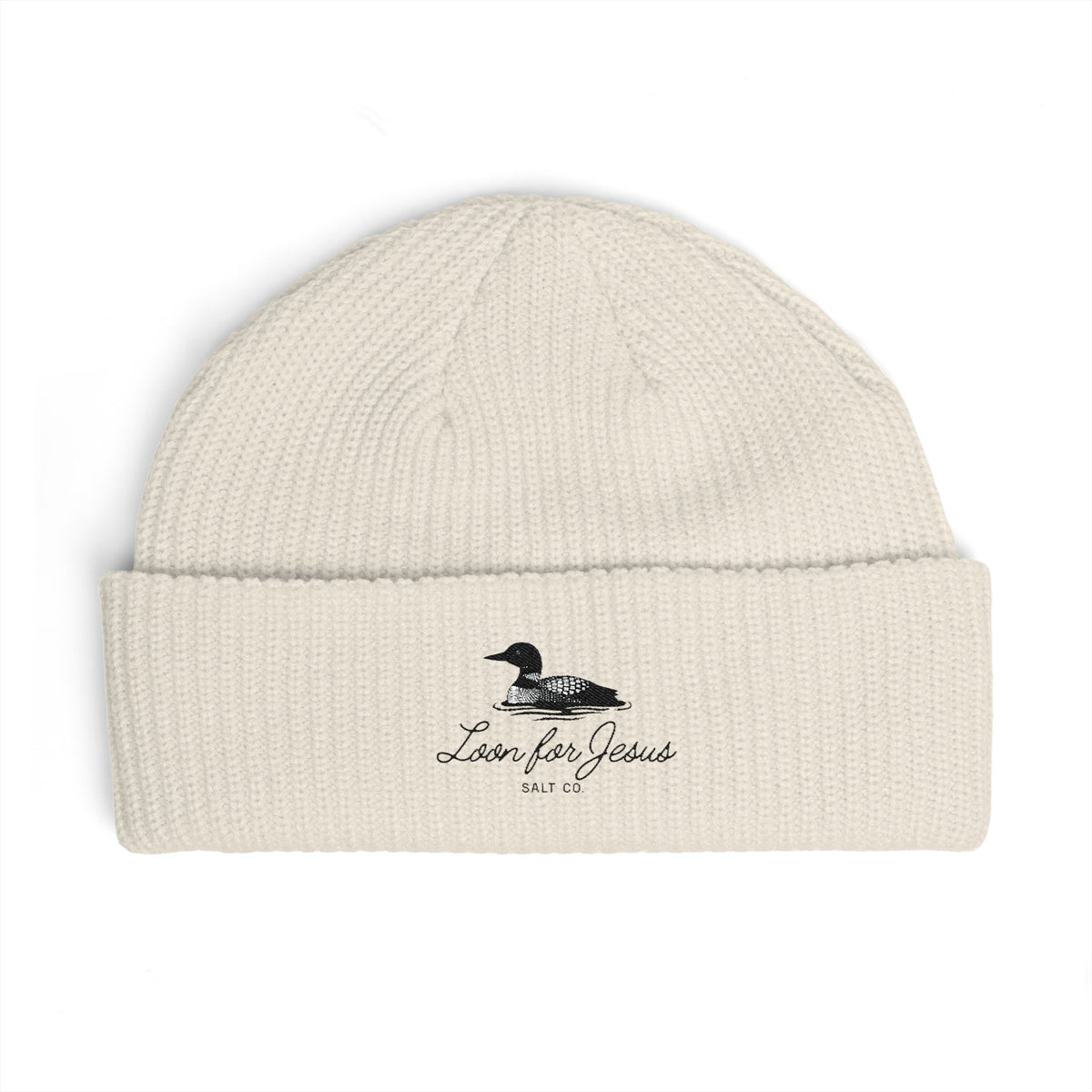 "Loon for Jesus" Cuff Beanie