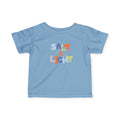 Infant Tee — "Salt & Light" Colorful Baby T‑Shirt, Cute Faith-Based Newborn Gift