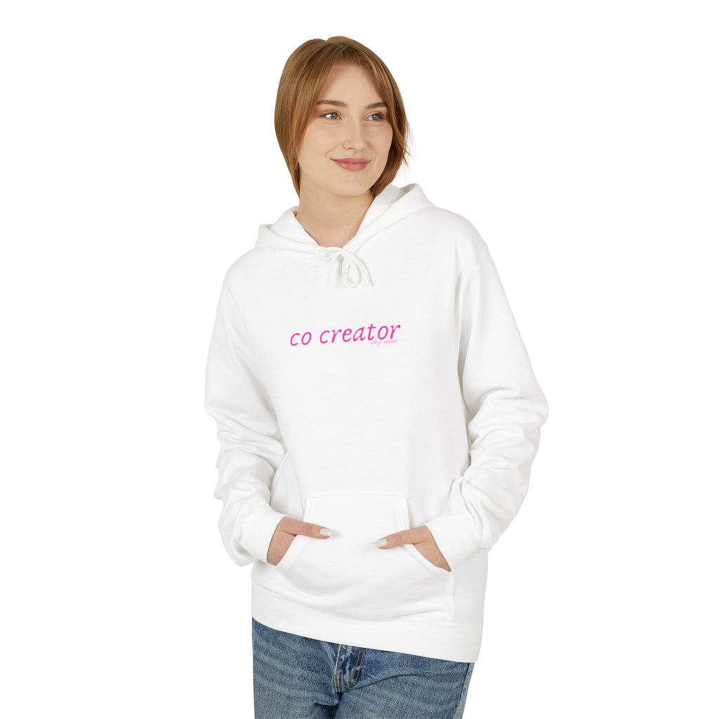 "Co-Creator aka mom" Floral Hoodie