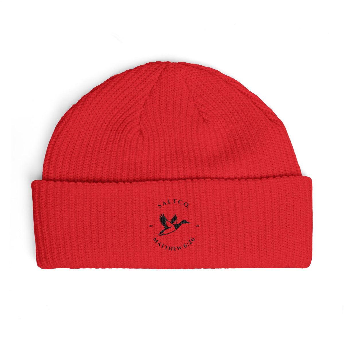 Matthew 6:26 Cuff Beanie
