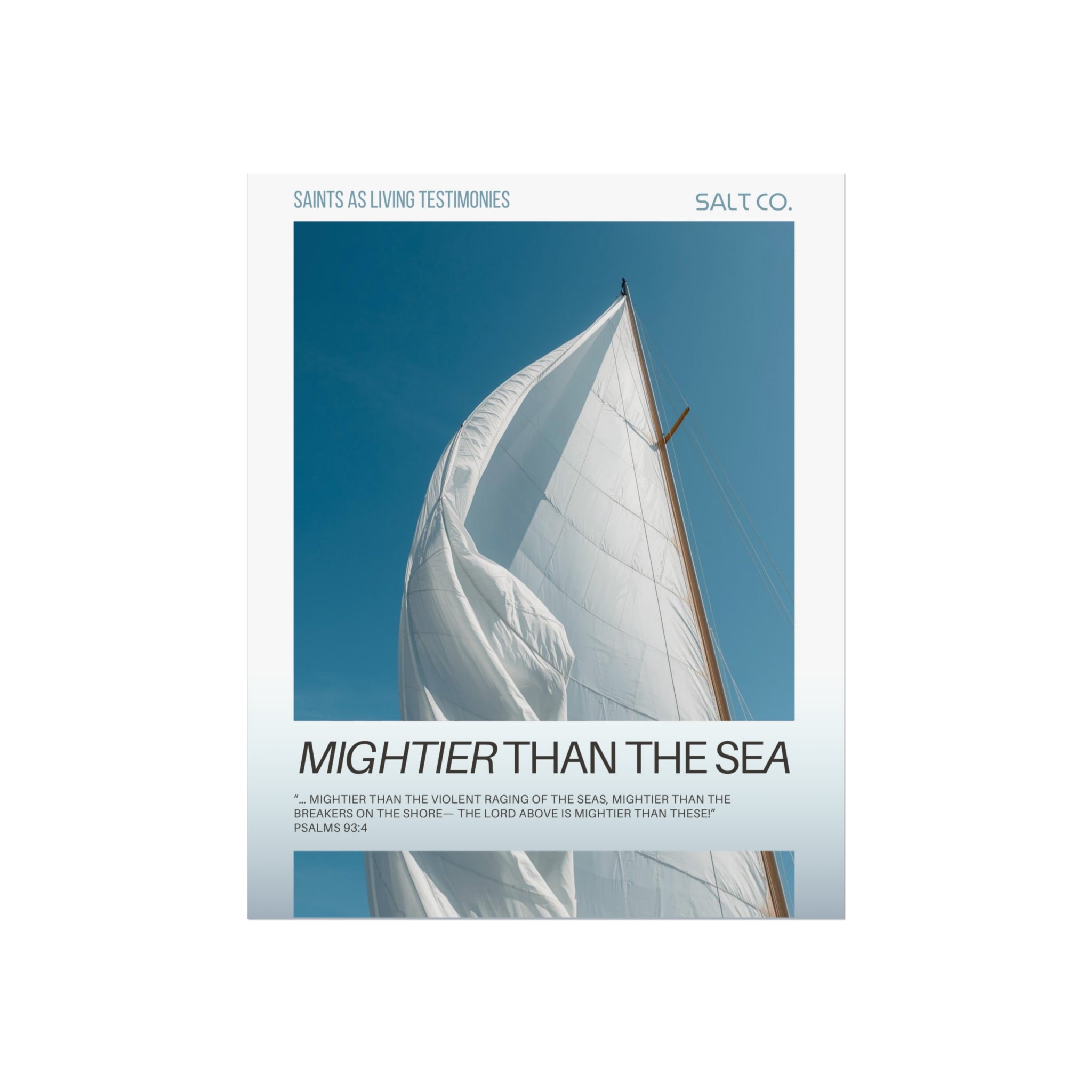 "Mightier Than the Sea "Fine Art Poster — Wall Art