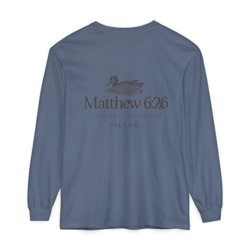 "Consider the birds" Long sleeve Tee