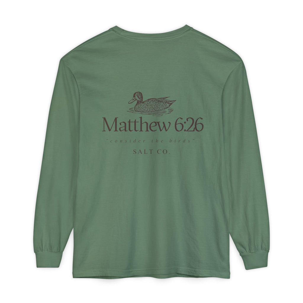 "Consider the birds" Long sleeve Tee