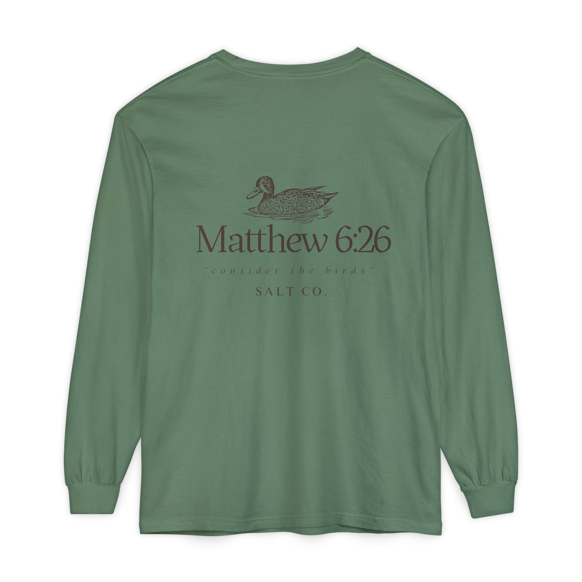 "Consider the birds" Long sleeve Tee