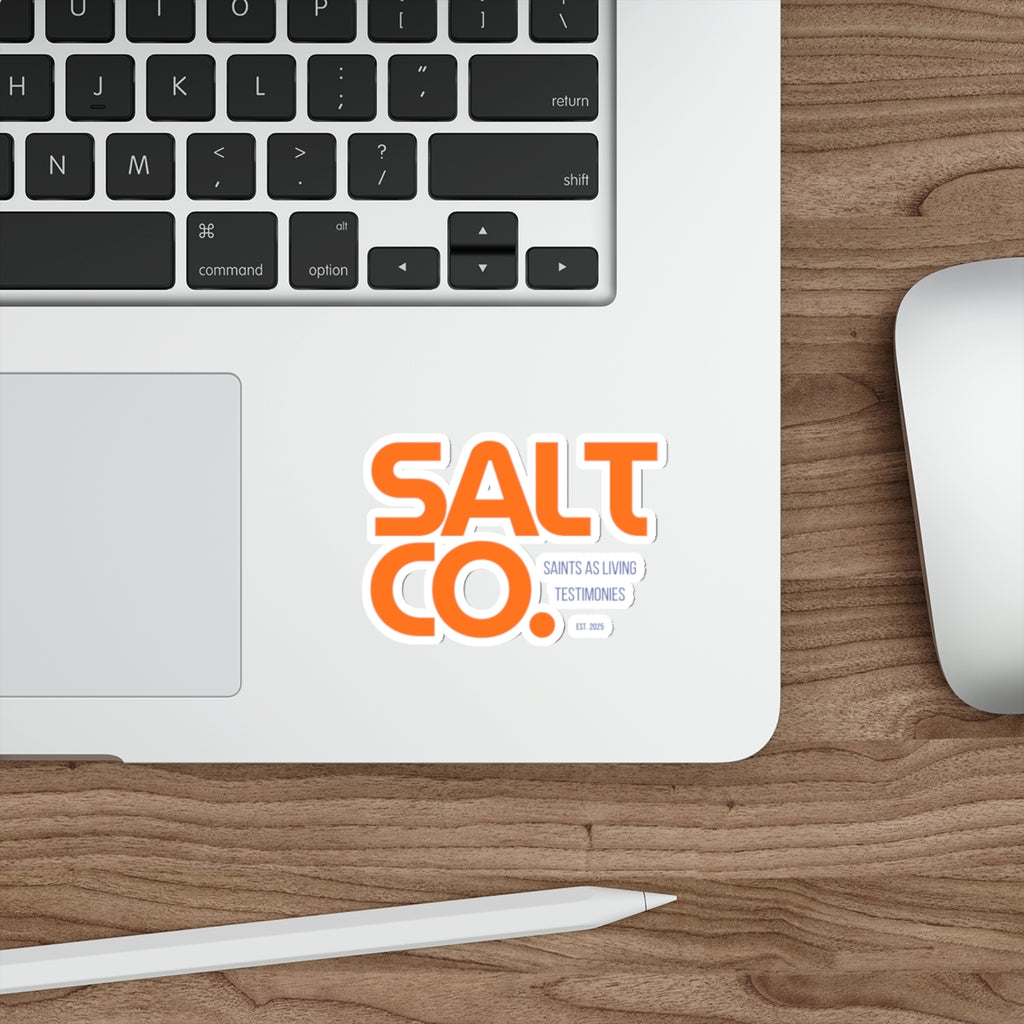 Die-Cut Sticker — SALT CO. Logo (Orange)