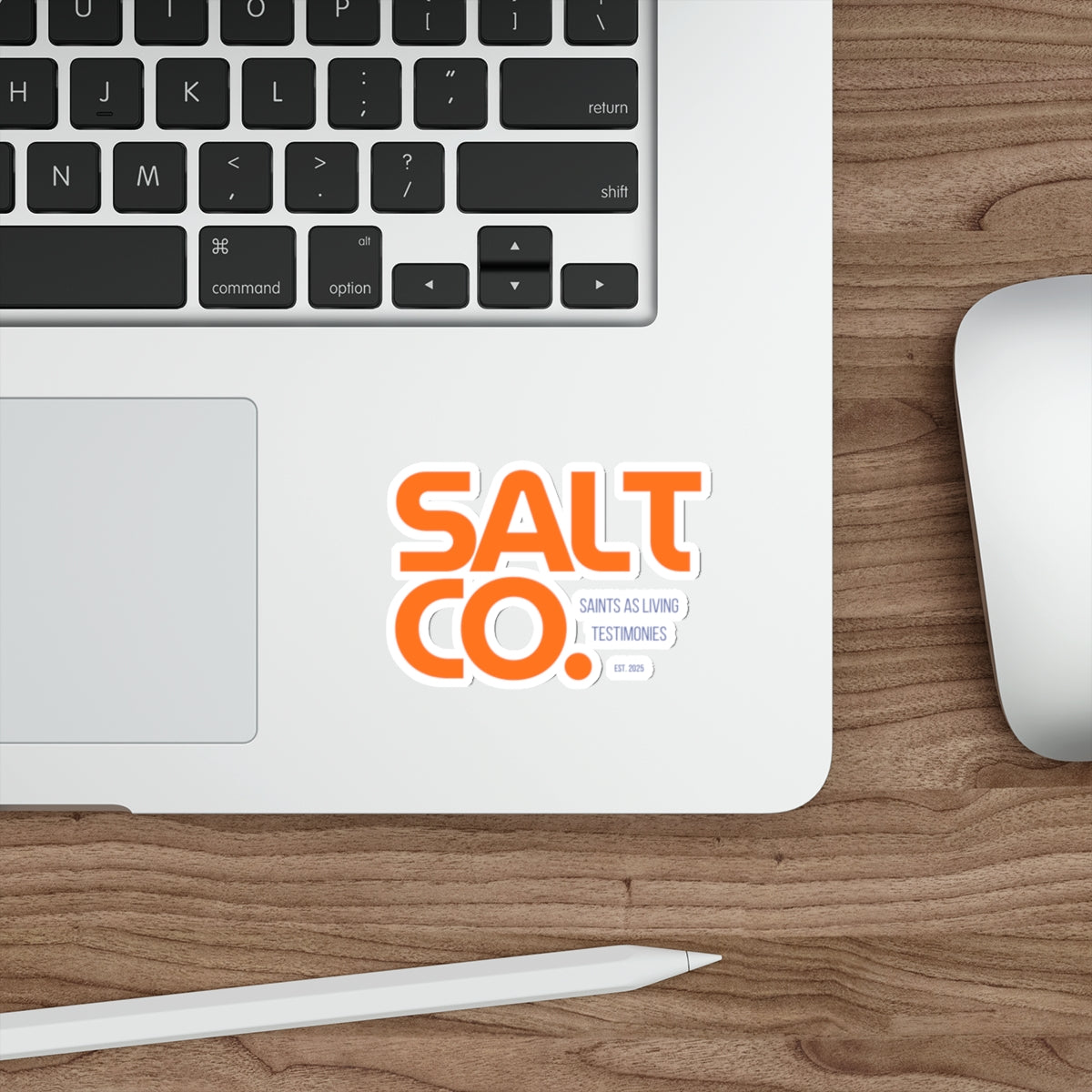 Die-Cut Sticker — SALT CO. Logo (Orange)
