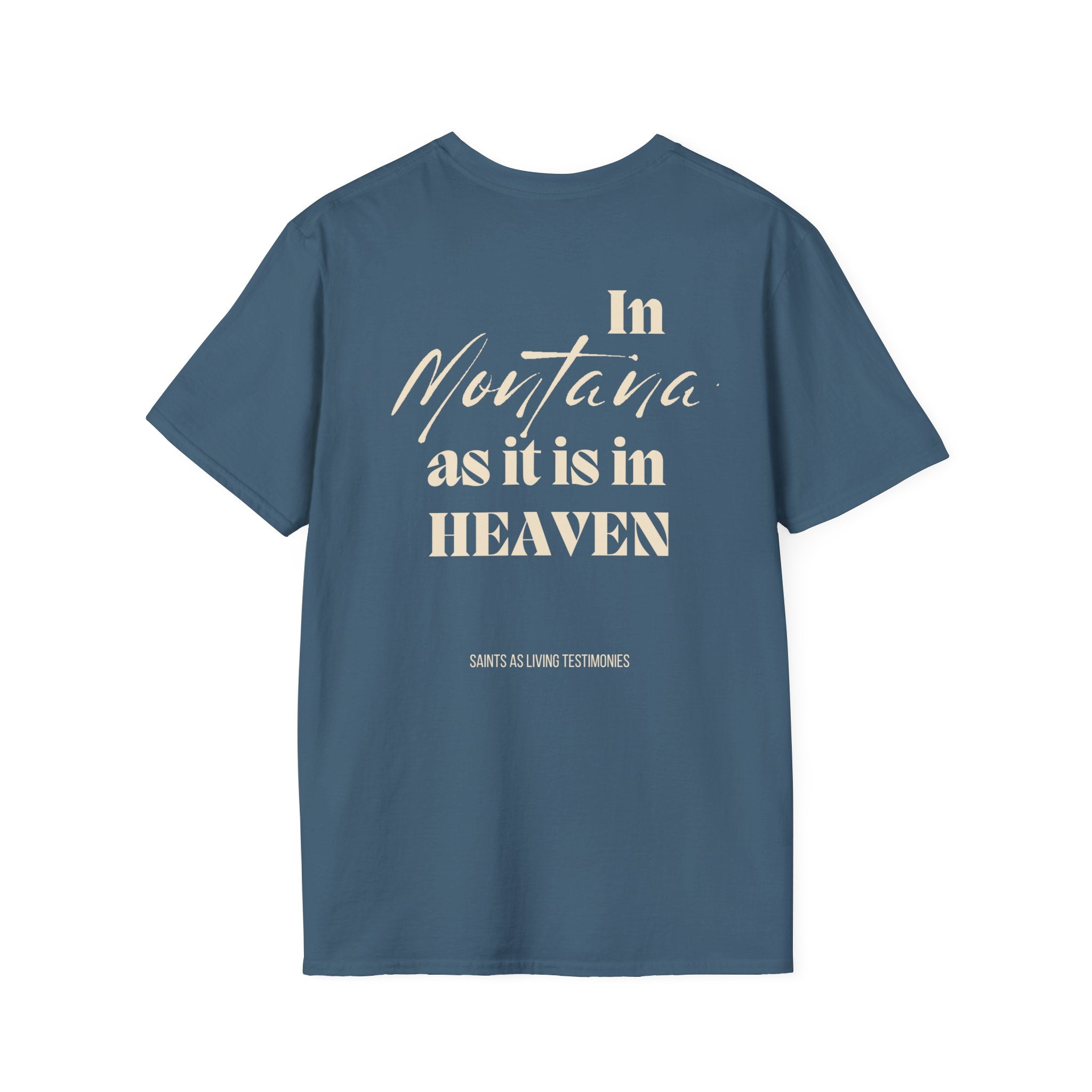 In Montana As It Is In Heaven T-Shirt — Salt Co. Rustic Christian Graphic Tee