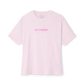 'Co Creator' Boxy Tee with secret message on inner label
